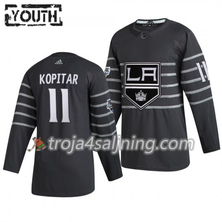 Los Angeles Kings tröja Anze Kopitar 11 Grå Adidas 2020 All-Star Authentic - NHL Tröjor Barn